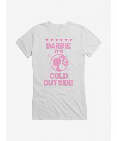 Barbie Girls Ugly Christmas T-Shirt It's Cold Outside